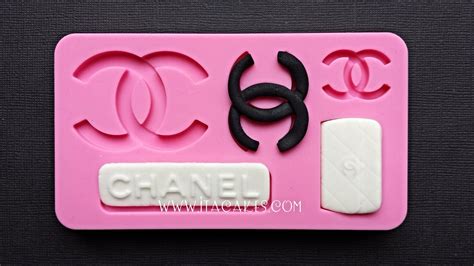 chanel fondant cutter|Chanel Mold .